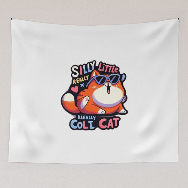 Item preview, Silly Little Really Cool Cat Sticker designed and sold by NCNGDESIGN.