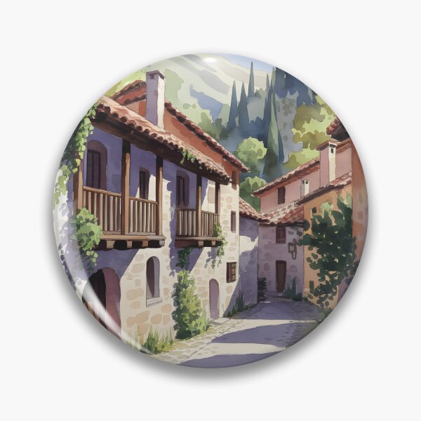 Item preview, Kakopetria, Cyprus: Traditional Village Streets in the Troodos Mountains designed and sold by LSVart.