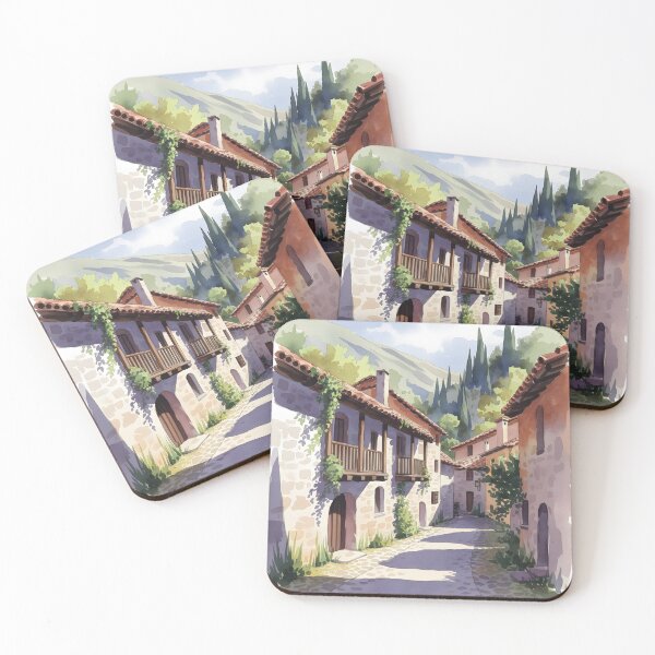 Item preview, Kakopetria, Cyprus: Traditional Village Streets in the Troodos Mountains designed and sold by LSVart.