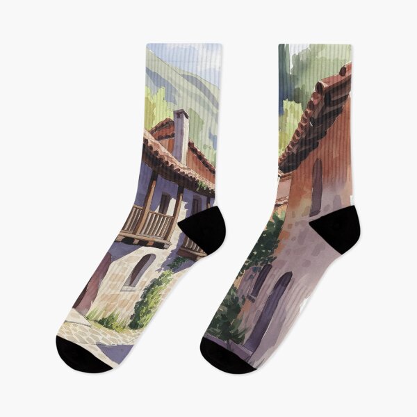 Item preview, Kakopetria, Cyprus: Traditional Village Streets in the Troodos Mountains designed and sold by LSVart.