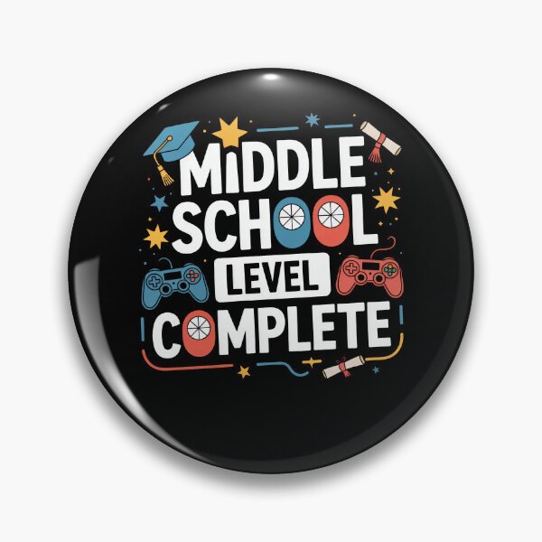 Item preview, Funny Middle School Level Complete Class Of 2025 Graduation designed and sold by 07Art.