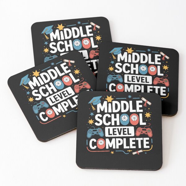 Item preview, Funny Middle School Level Complete Class Of 2025 Graduation designed and sold by 07Art.