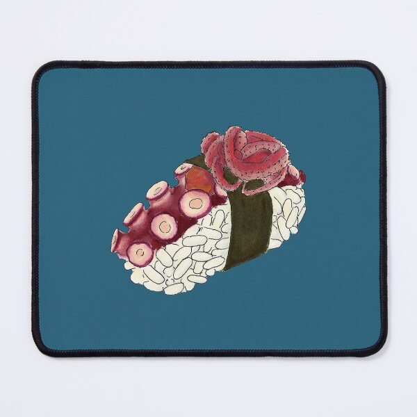 Item preview, Octopus Nigiri - Traditional Illustrated Drawing designed and sold by SChristineBrink.