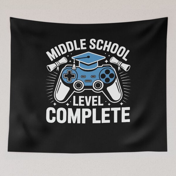 Item preview, Funny Middle School Level Complete Class Of 2025 Graduation designed and sold by 07Art.
