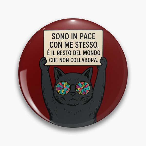 Item preview, Sono in pace con me stesso. È il resto del mondo che non collabora. designed and sold by IroniaeCo.