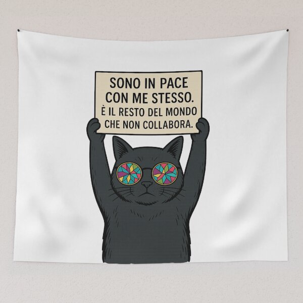 Item preview, Sono in pace con me stesso. È il resto del mondo che non collabora. designed and sold by IroniaeCo.