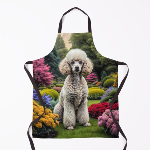 Item preview, Felicity Cream Poodle Dog Portrait Painting designed and sold by Heart and Soul Studio.