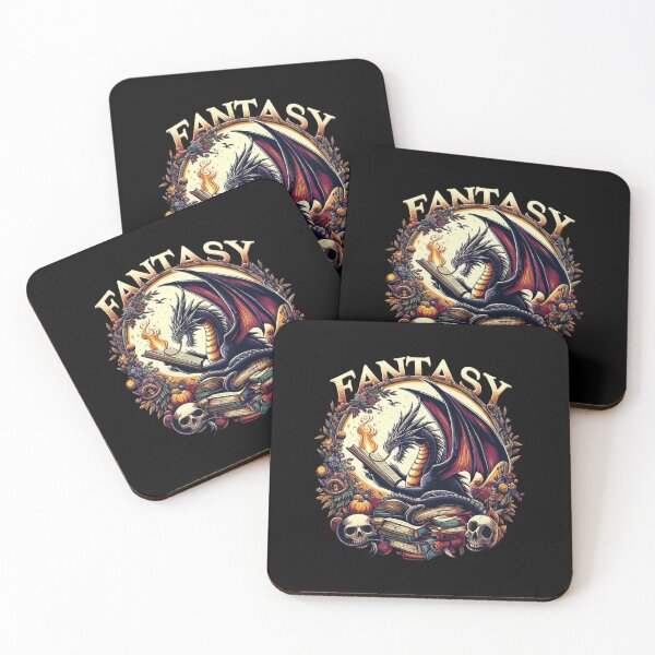 Item preview, fantasy reading dragon designed and sold by EuropeanPrints.