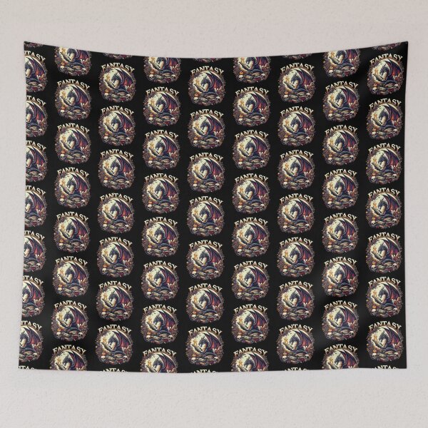 Item preview, fantasy reading dragon designed and sold by EuropeanPrints.
