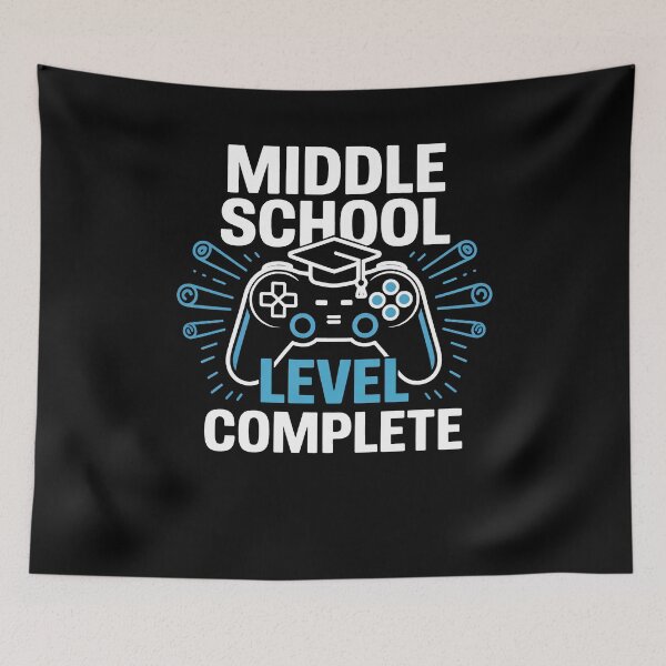 Item preview, Funny Middle School Level Complete Class Of 2025 Graduation designed and sold by 07Art.