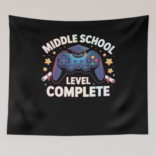 Item preview, Funny Middle School Level Complete Class Of 2025 Graduation designed and sold by 07Art.