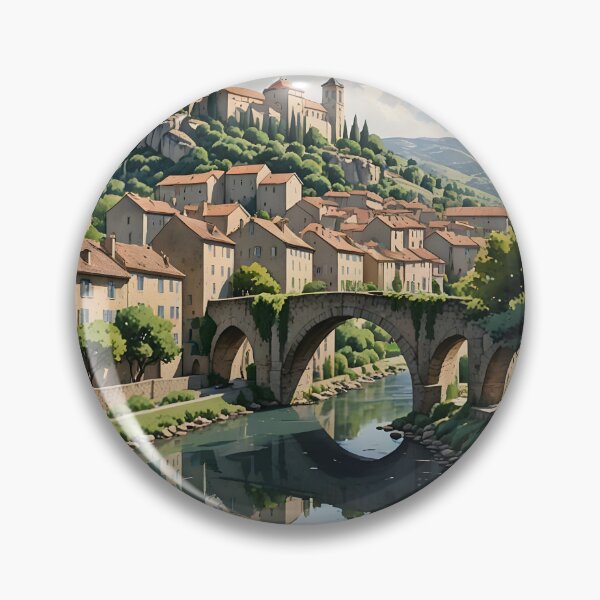 Item preview, Lagrasse, Occitanie: Sunlit Late Spring Afternoon designed and sold by LSVart.