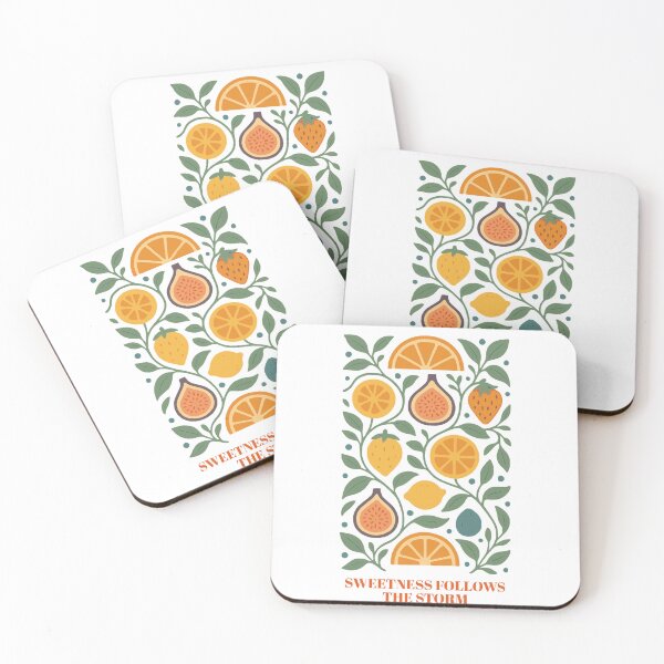 Item preview, Sweetness Follows the Storm – Fruit design with an optimistic message designed and sold by nkhookysun.