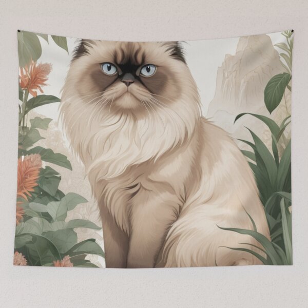 Item preview, Himalayan Cat and Nature Vibes designed and sold by Alexis Art Collection.