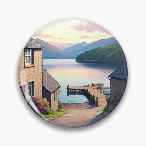 Item preview, Luss, Loch Lomond: Cool Summer Evening Tranquility designed and sold by LSVart.