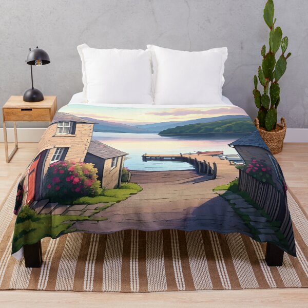 Item preview, Luss, Loch Lomond: Cool Summer Evening Tranquility designed and sold by LSVart.