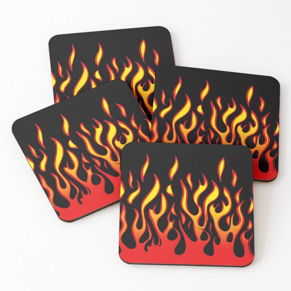 Item preview, Red aesthetic flames - burning red flames designed and sold by SolscapeLTD.