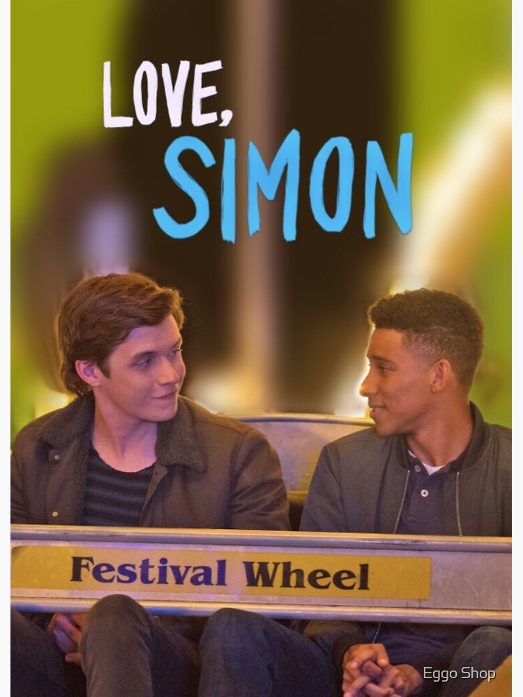 "Love, Simon (blue)" Canvas Print by Redbubble