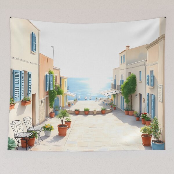 Item preview, Marzamemi, Sicily: Early Summer Morning Glow designed and sold by LSVart.