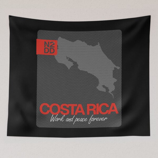 Item preview, Costa Rica & Country Slogan - N2DD designed and sold by Evilcraft Designs.