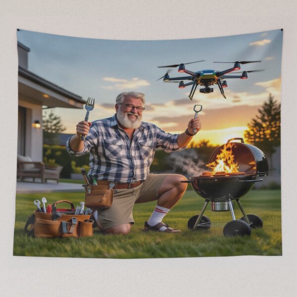 Item preview, Epic Dad Mode – Grill Master, Tech Genius & Everyday Hero in iconic Father’s Day Glory designed and sold by FotoworldEdel.