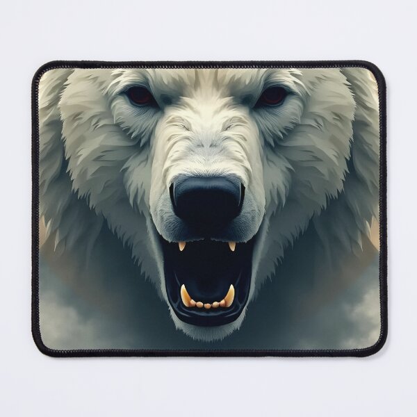 Item preview, Power - Roaring Polar Bear designed and sold by ShadowAndSlate.