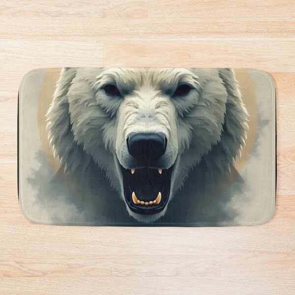 Item preview, Power - Roaring Polar Bear designed and sold by ShadowAndSlate.