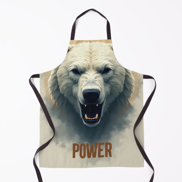 Item preview, Power - Roaring Polar Bear designed and sold by ShadowAndSlate.