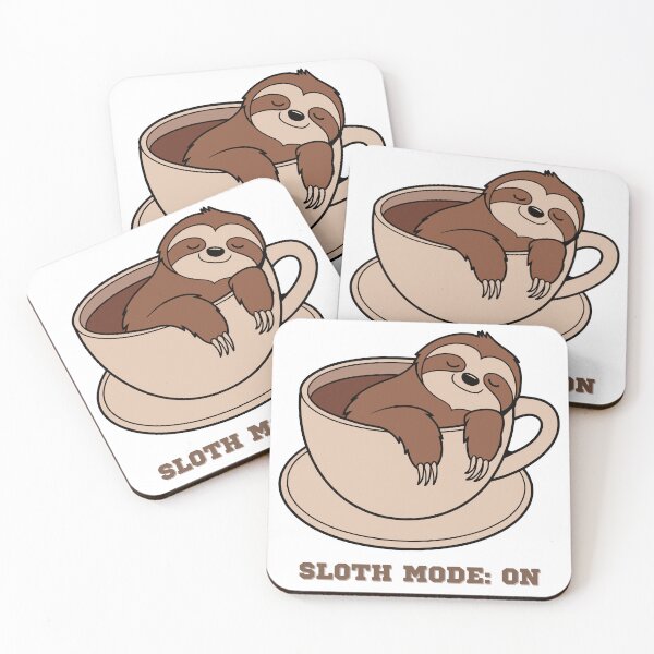 Item preview, Sloth Mode: ON T-Shirt – Funny Lazy Sloth Quote Tee for Chill Days designed and sold by Zezeshop1.