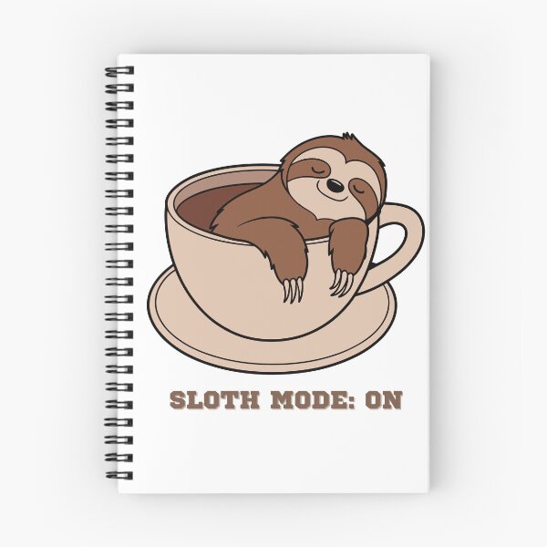 Item preview, Sloth Mode: ON T-Shirt – Funny Lazy Sloth Quote Tee for Chill Days designed and sold by Zezeshop1.