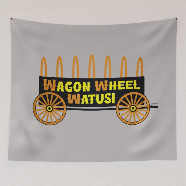 Item preview, Wagon Wheel Watusi • 2010 designed and sold by MKE Rhine Maiden  •  Grumble Services, LLC..