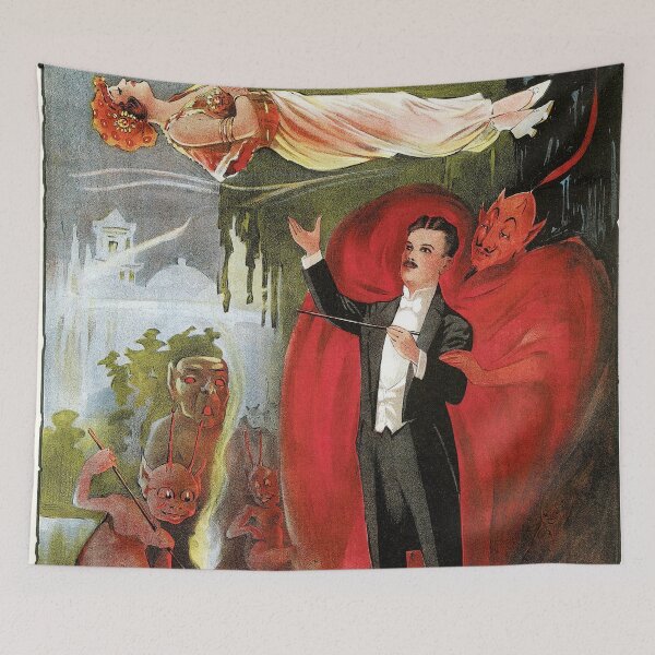 Item preview, Blackstone vintage magic poster art designed and sold by Vintage Designs +.