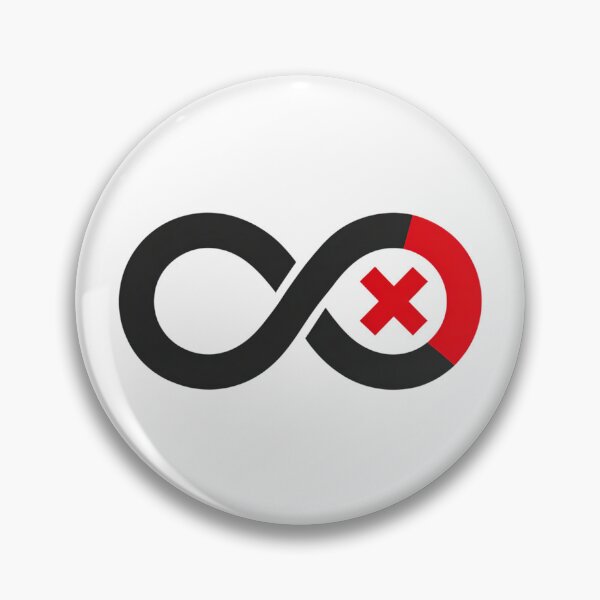 Item preview, Broken Infinity – End of the Loop Minimalist Symbol designed and sold by Alphakenon.