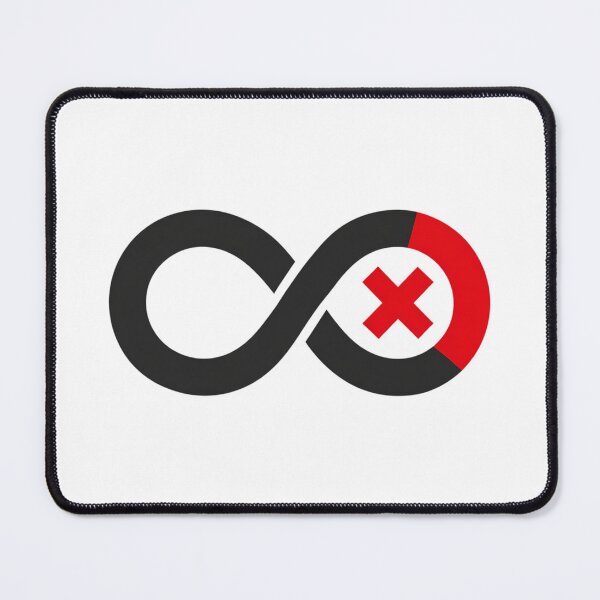 Item preview, Broken Infinity – End of the Loop Minimalist Symbol designed and sold by Alphakenon.