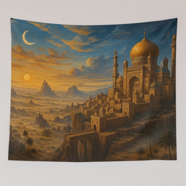 Item preview, A golden city rising from the desert. designed and sold by Lilashakti ⭐️ ⭐️ ⭐️ ⭐️ ⭐️.