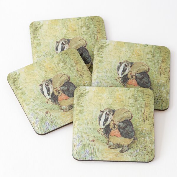 Item preview, Beatrix Potter vintage art Tommy Brock, a badger designed and sold by Vintage Designs +.