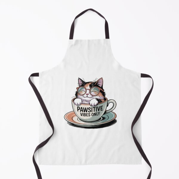 Item preview, Pawsitive Vibes Only - Cat In A Cup designed and sold by MrERNST.