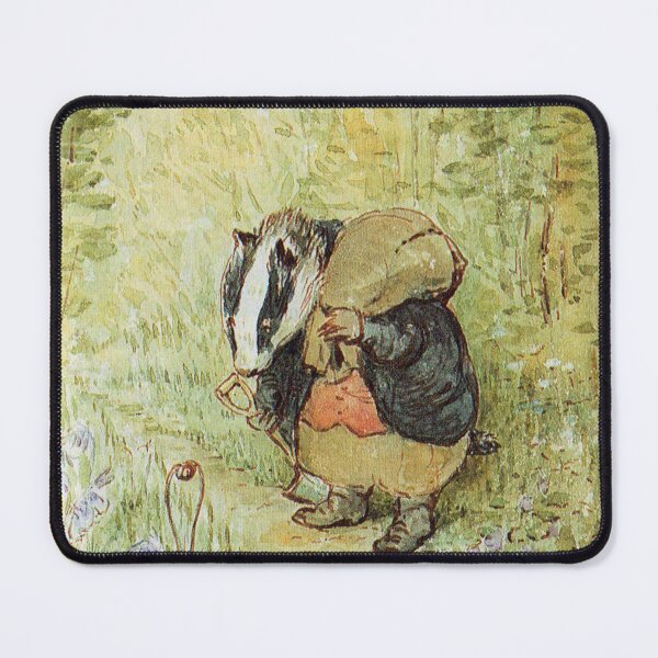Item preview, Beatrix Potter vintage art Tommy Brock, a badger designed and sold by Vintage Designs +.