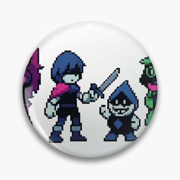 Item preview, DELTARUNE - MAIN CHARACTERS ( SUZIE, LANCER, KRISS & RASIEL  designed and sold by zaki ⭐⭐⭐⭐⭐.