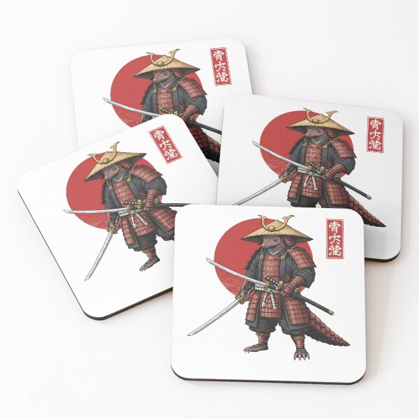 Artikelvorschau, Samurai-Pangolin-Krieger-Grafik – traditioneller japanischer Stil entworfen und verkauft von k3rstman1.