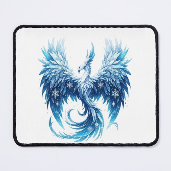 Item preview, unique magical ice phoenix handmade design designed and sold by NivyasArtistry.