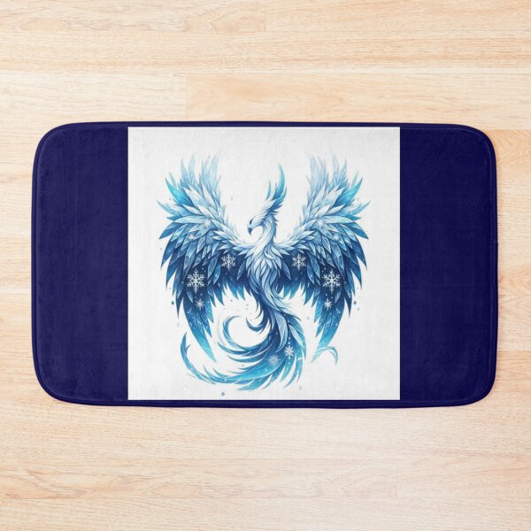 Item preview, unique magical ice phoenix handmade design designed and sold by NivyasArtistry.