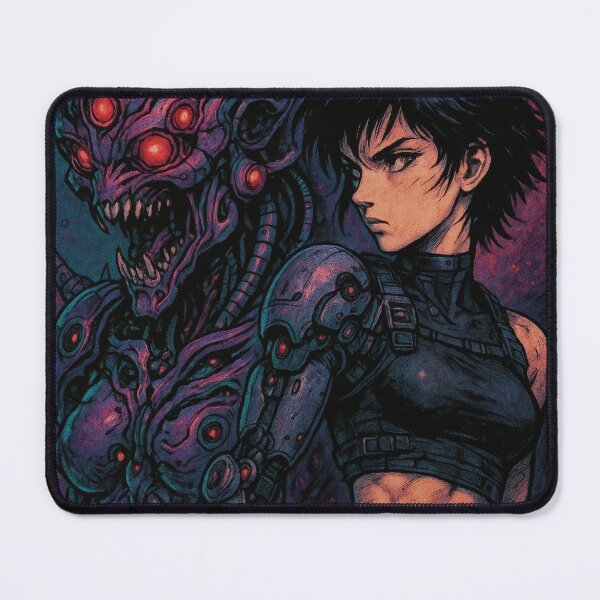 Item preview, Cyberpunk Demon Hunter Fit Anime Girl Retro Horror Aesthetic designed and sold by Hirvipelto.