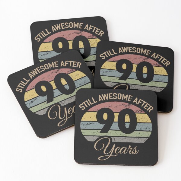 Item preview, Still Awesome 90th Birthday designed and sold by thepixelgarden.