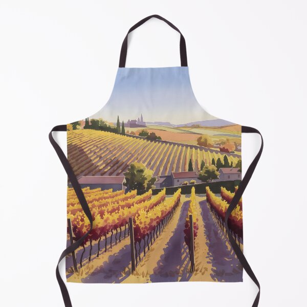 Item preview, Logrono Vineyards: Warm Afternoon Light in Early Autumn designed and sold by LSVart.