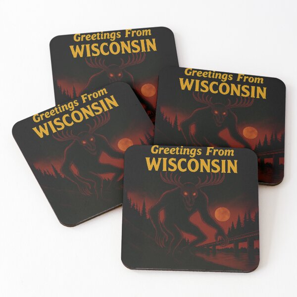 Item preview, Greetings From Wisconsin - Wendigo Shirt designed and sold by NE Design.