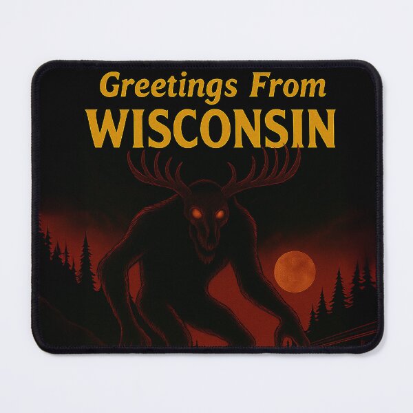 Item preview, Greetings From Wisconsin - Wendigo Shirt designed and sold by NE Design.