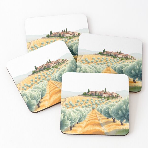Item preview, Montefioralle Olive Groves: Late Summer Afternoon Light designed and sold by LSVart.