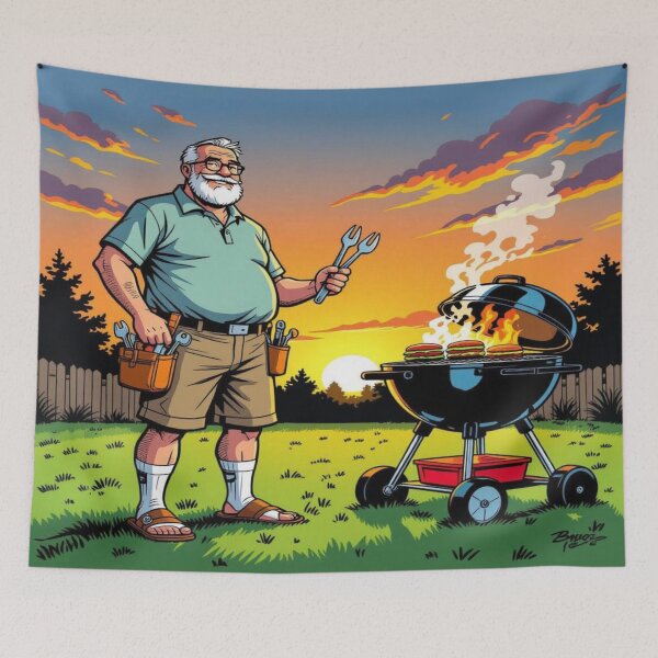 Item preview, Epic Dad Mode – Grill Master, Tech Genius & Everyday Hero in iconic Father’s Day Glory designed and sold by FotoworldEdel.