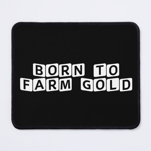 Item preview, Born to Farm Gold designed and sold by Ninjacatoff.
